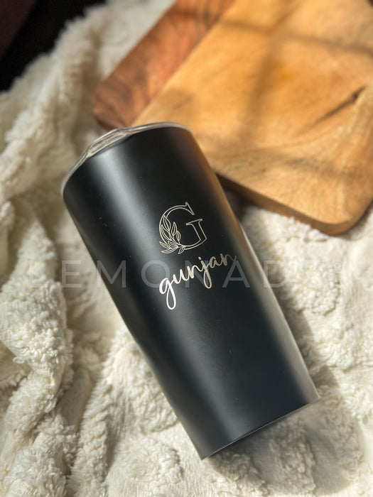 Personalized - Travel Mug - Venti - Black - Standard - LemonadeHome