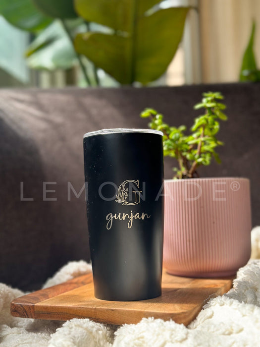 Personalized - Travel Mug - Venti - Black - Standard - LemonadeHome