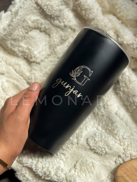 Personalized - Travel Mug - Venti - Black - Standard - LemonadeHome