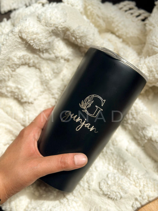 Personalized - Travel Mug - Venti - Black - Standard - LemonadeHome