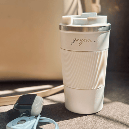 Personalized - Travel Mug - Without Temperature - Cursive - LemonadeHome