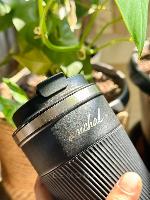 Personalized - Travel Mug - Without Temperature - Cursive - LemonadeHome