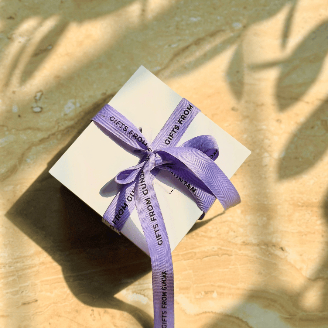 Personalized twill ribbon in vibrant colors for gifts, celebrations, and special events.  Lavender - LemonadeStationery