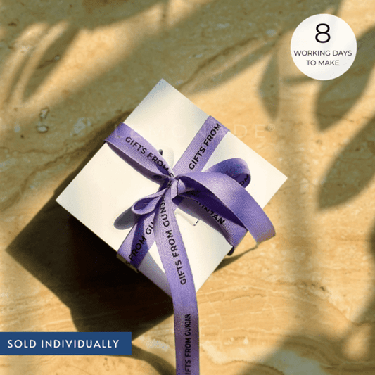 Personalized twill ribbon in vibrant colors for gifts, celebrations, and special events. Lavender - LemonadeStationery