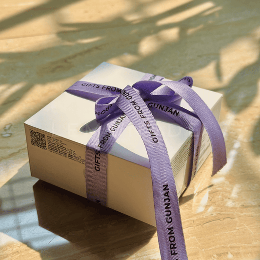 Personalized twill ribbon in vibrant colors for gifts, celebrations, and special events.  Lavender - LemonadeStationery