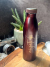 Personalized - Vaccum Bottle - Mahogany - LemonadeHome