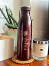 Personalized - Vaccum Bottle - Mahogany - LemonadeHome