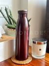 Personalized - Vaccum Bottle - Mahogany - LemonadeHome