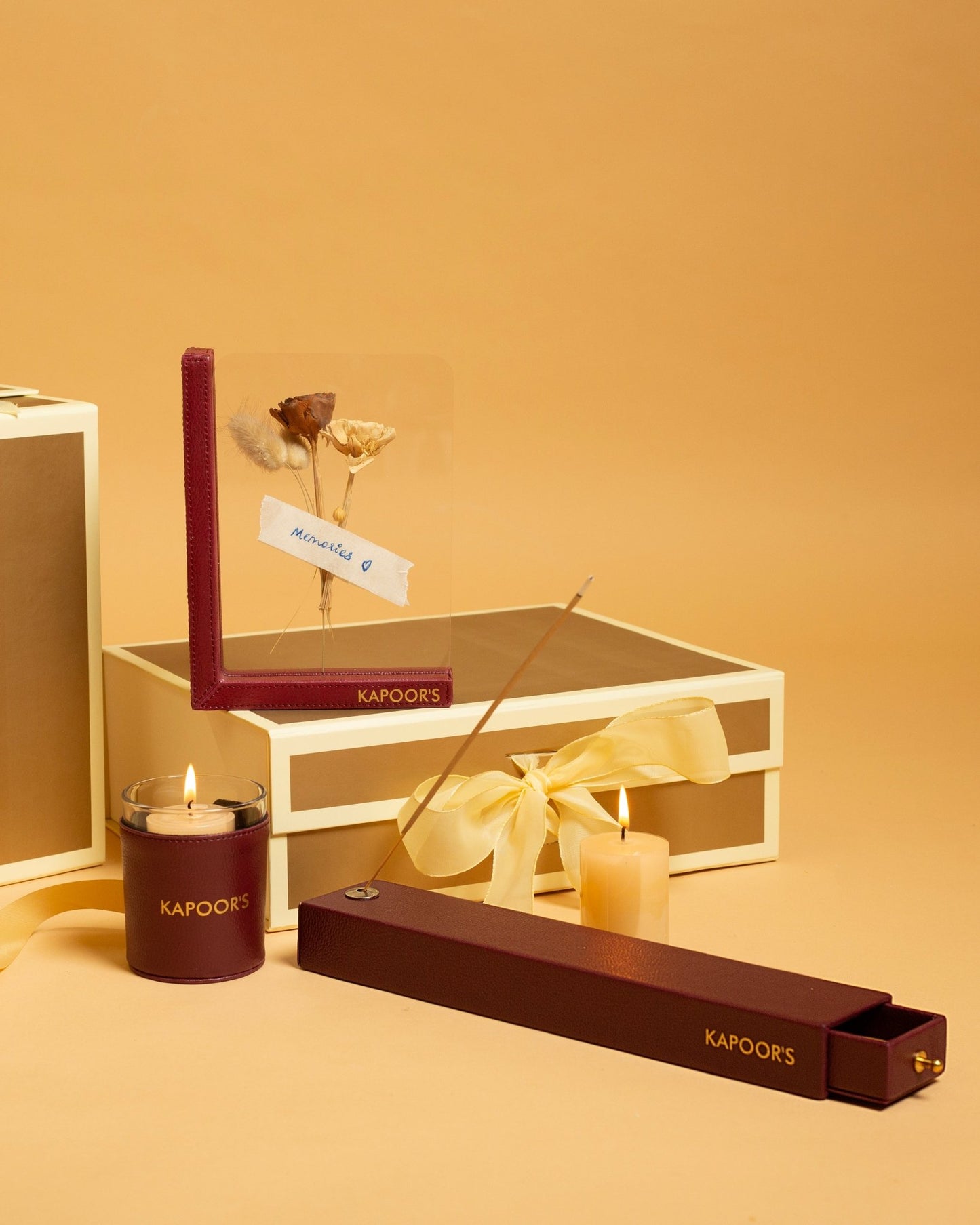 Personalized Vegan Leather Gift Box - Lemonade