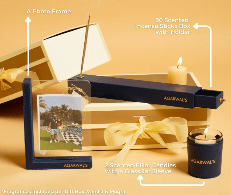 Personalized Vegan Leather Gift Box - Lemonade