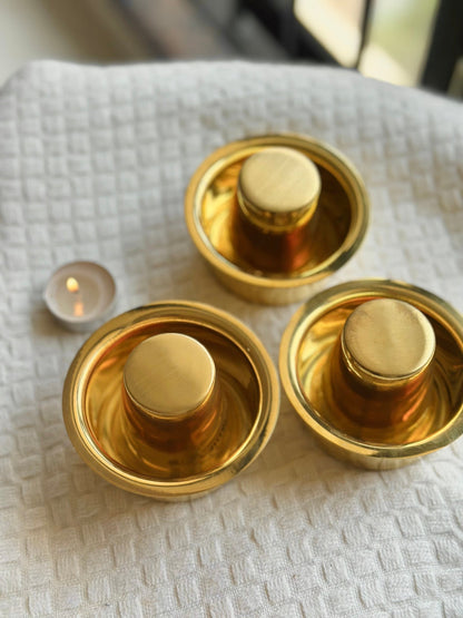 Personalized - Vintage Brass Coffee Cup - Set of 2 - LemonadeHome
