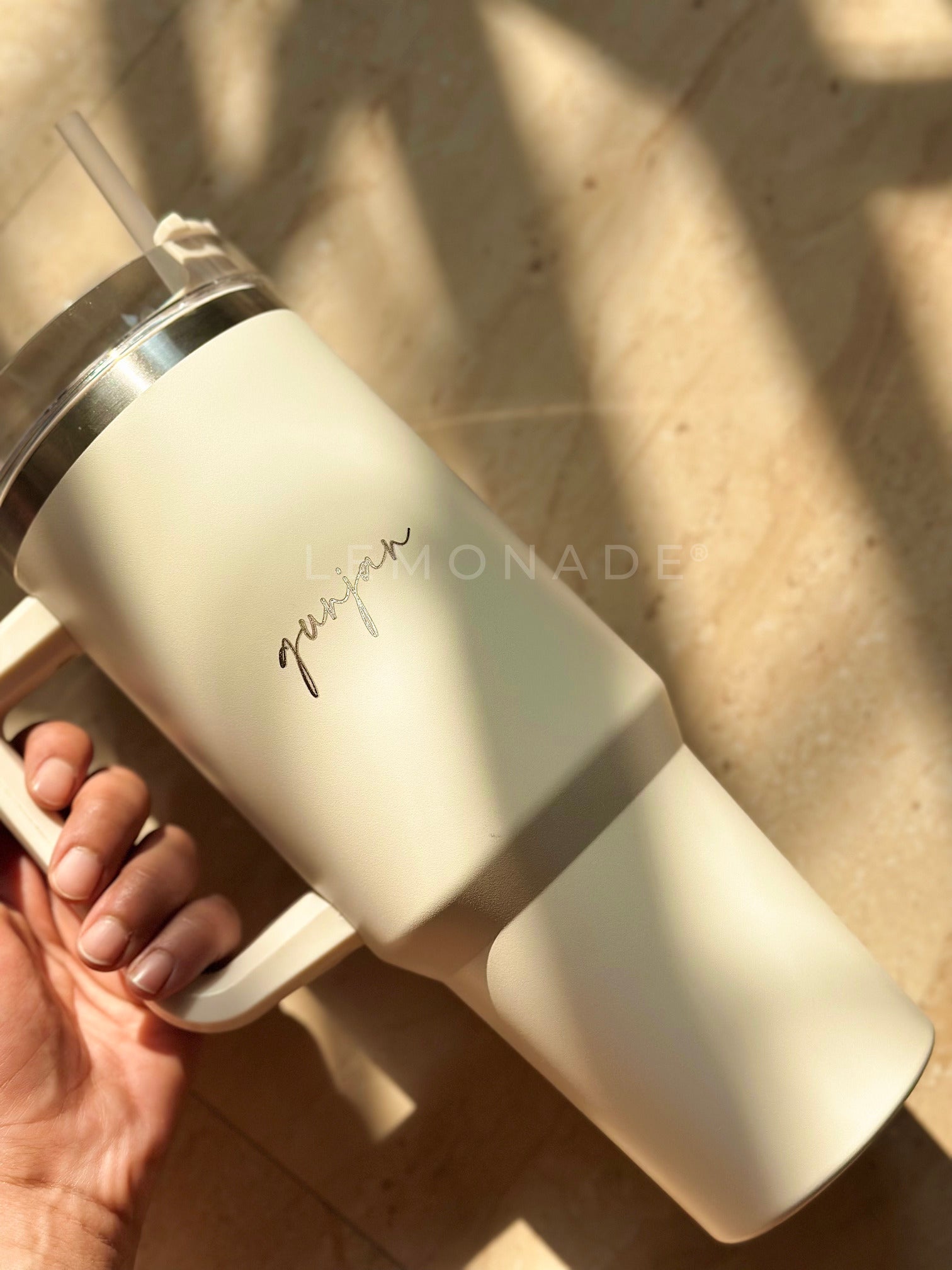 Personalized - Voyager Expedition Sipper - White - LemonadeHome