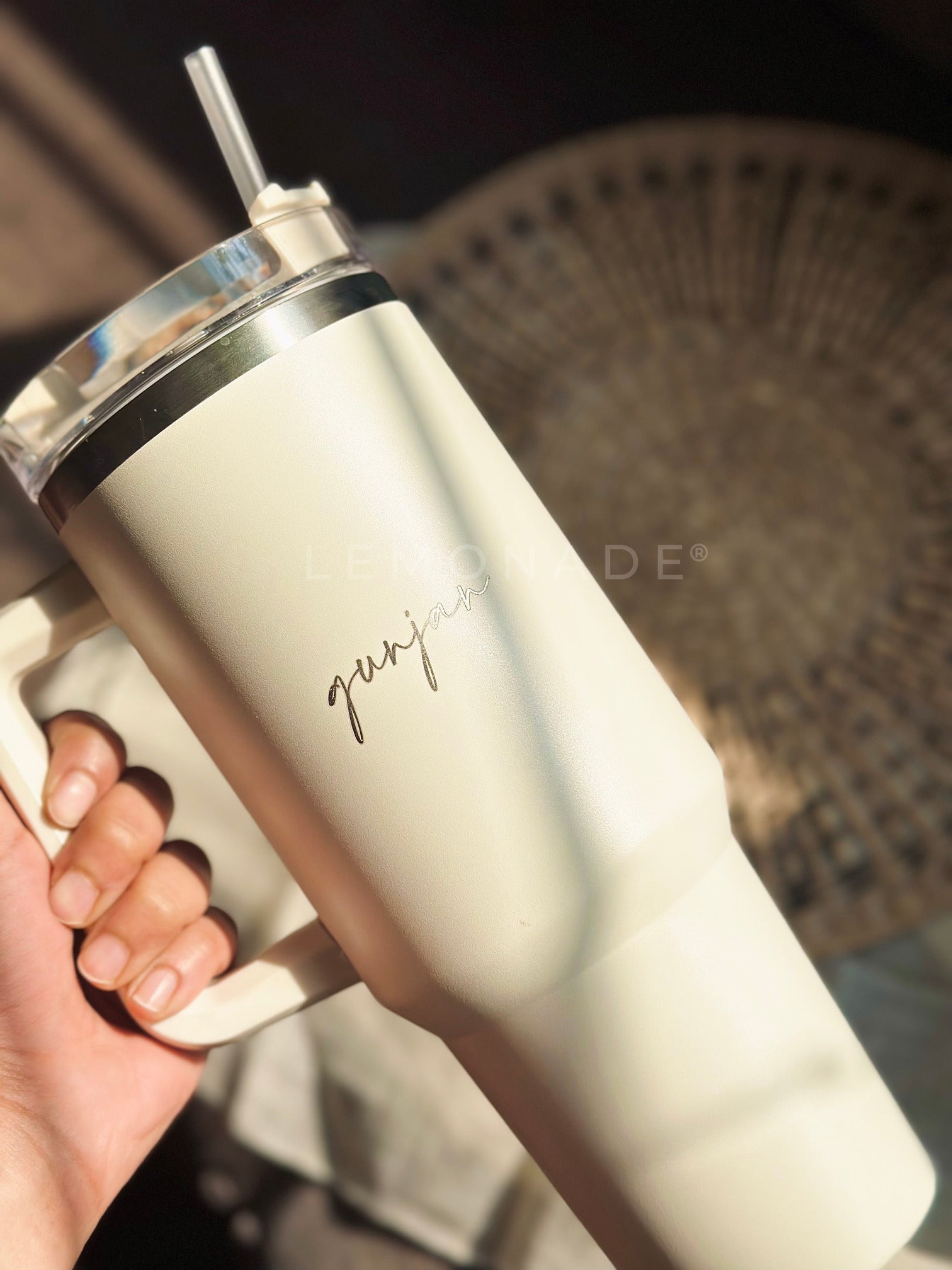 Personalized - Voyager Expedition Sipper - White - LemonadeHome