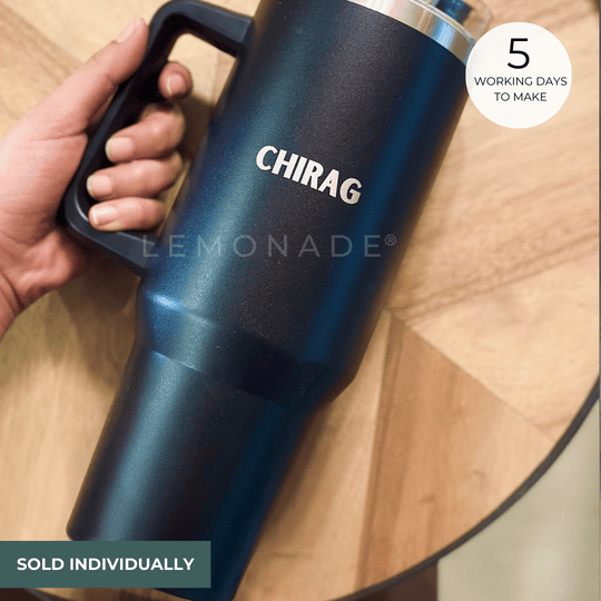 Personalized - Voyager Mug Expedition Tumbler - Black - LemonadeHome