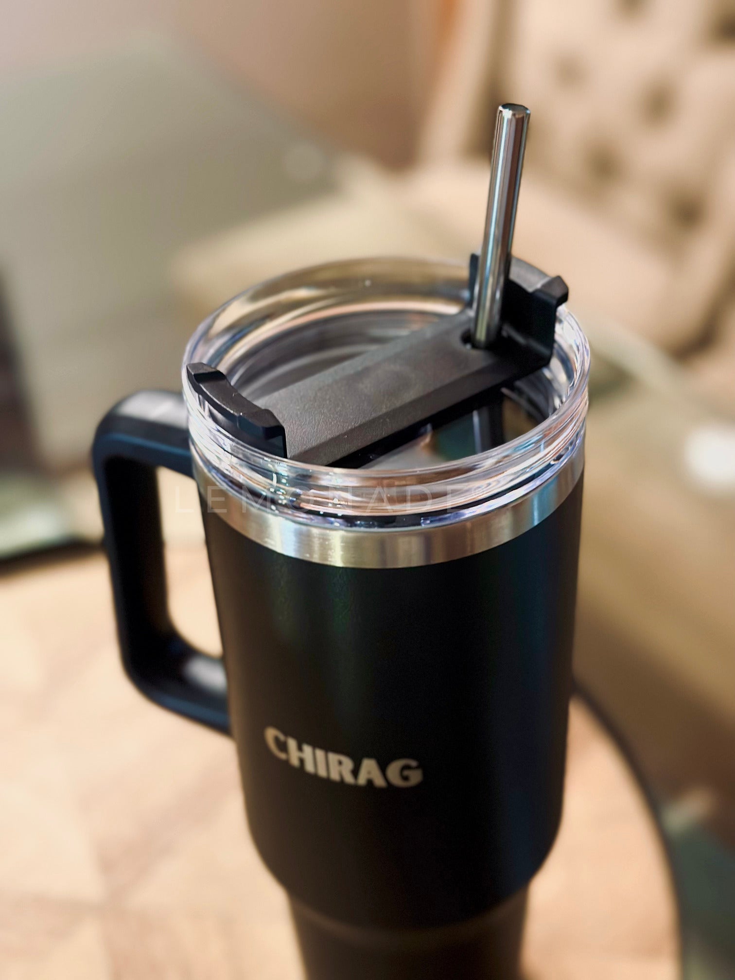 Personalized - Voyager Mug Expedition Tumbler - Black - LemonadeHome