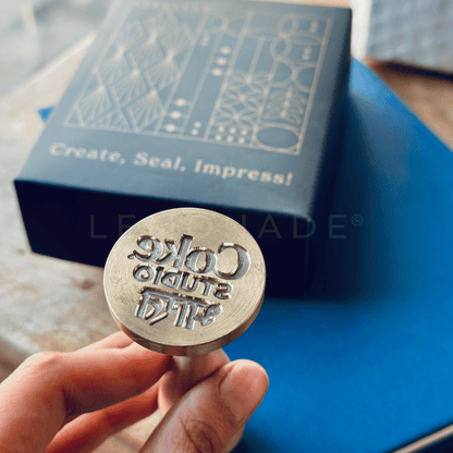 Personalized - Wax Seal Stamp - 1.4 inch | Custom Logo Stamp, Food Stamp, Chocolate Stamp - LemonadeCustom Stamps