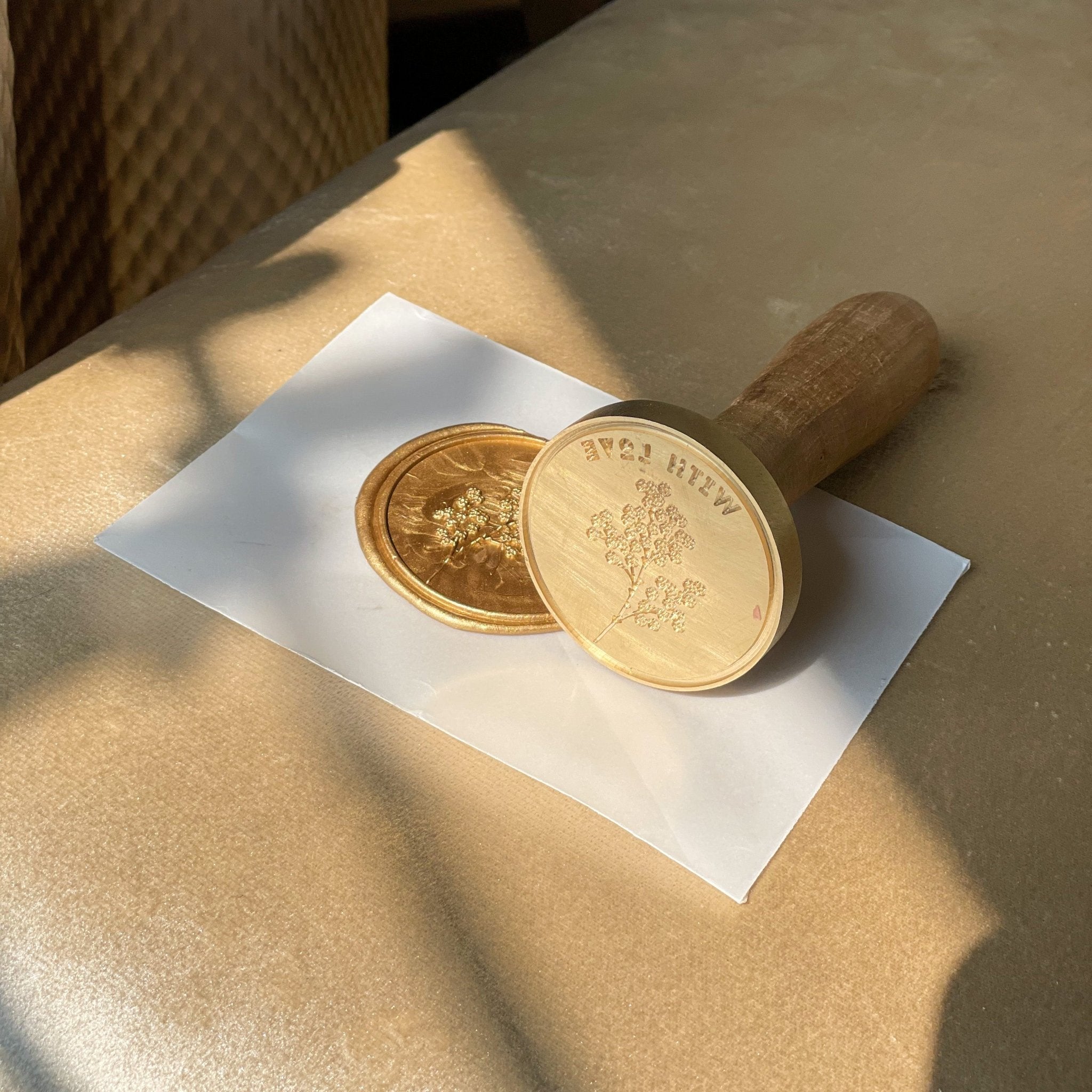 Personalized - Wax Seal Stamp - 2 inch - LemonadeCustom Stamps