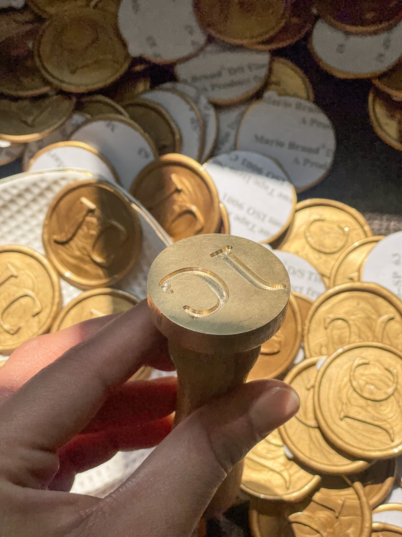 Personalized - Wax Seal Stamp and Self Adhesive | Peel - n - Stick Wax Stickers - LemonadeCustom Stamps