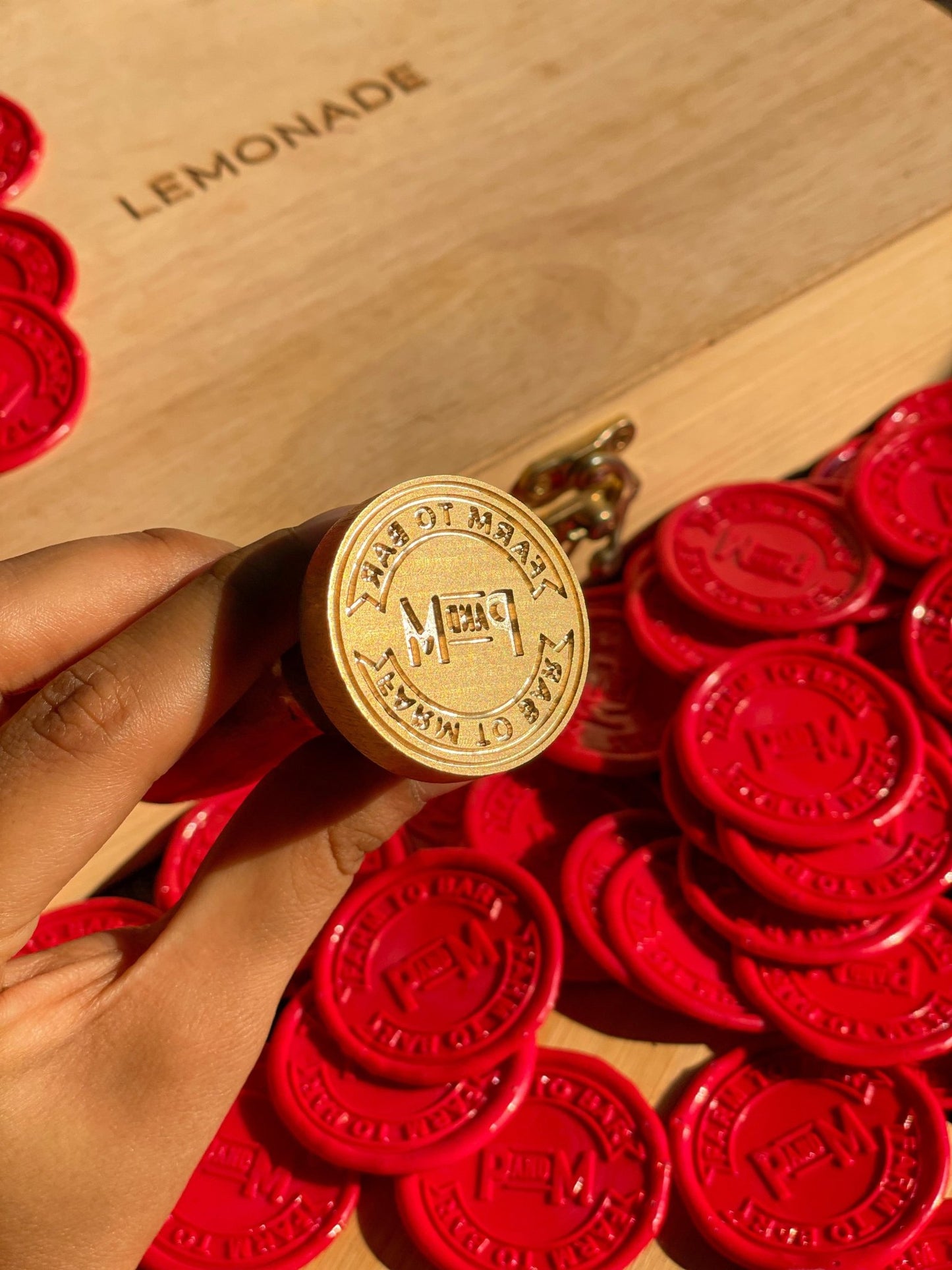 Personalized - Wax Seal Stamp and Self Adhesive | Peel - n - Stick Wax Stickers - LemonadeCustom Stamps
