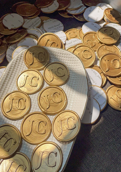 Personalized - Wax Seal Stamp and Self Adhesive | Peel - n - Stick Wax Stickers - LemonadeCustom Stamps