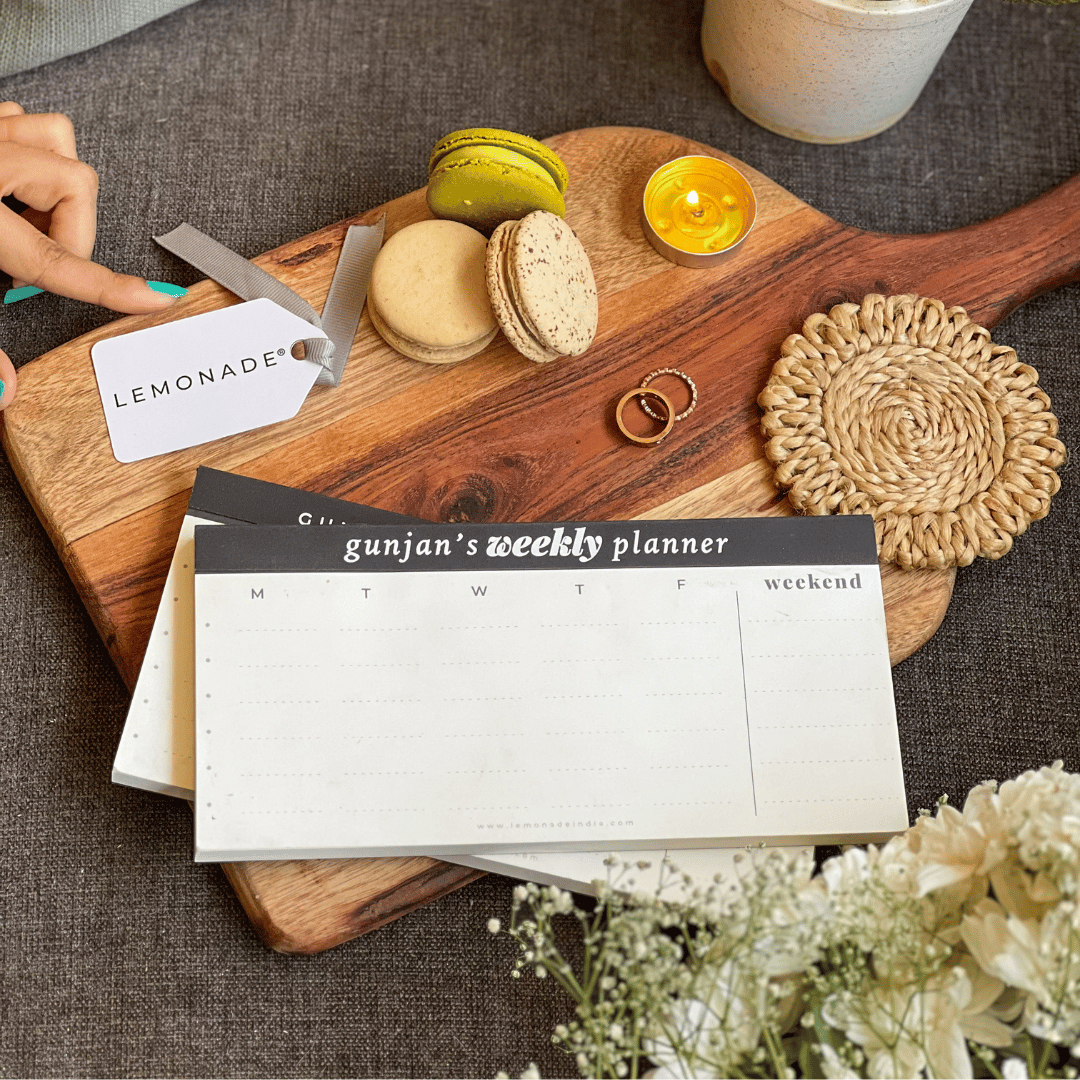 Personalized - Weekly Memo Pad - Planner - LemonadeStationery