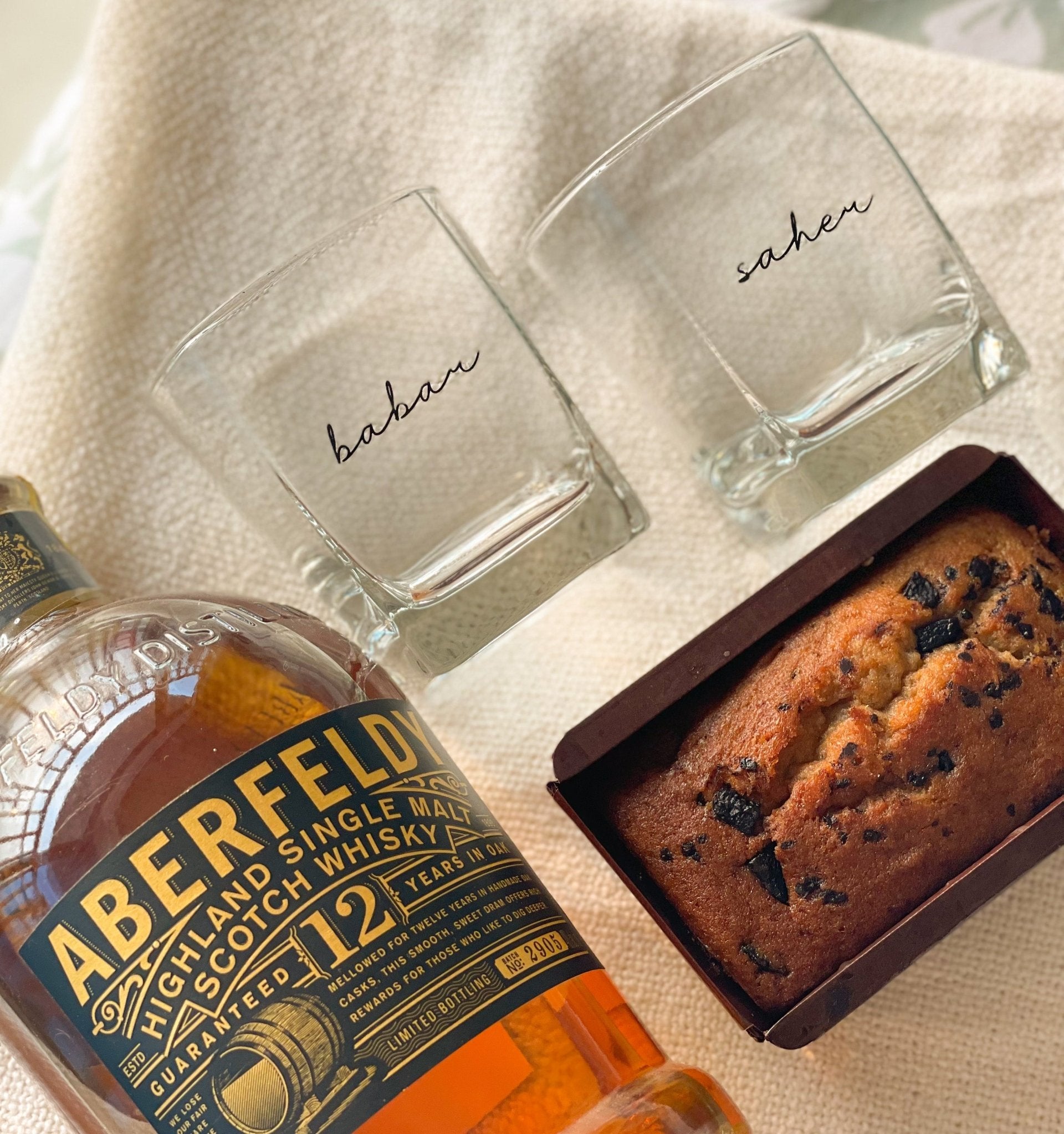 Personalized - Whiskey Glass - Set of 1 - LemonadeHome