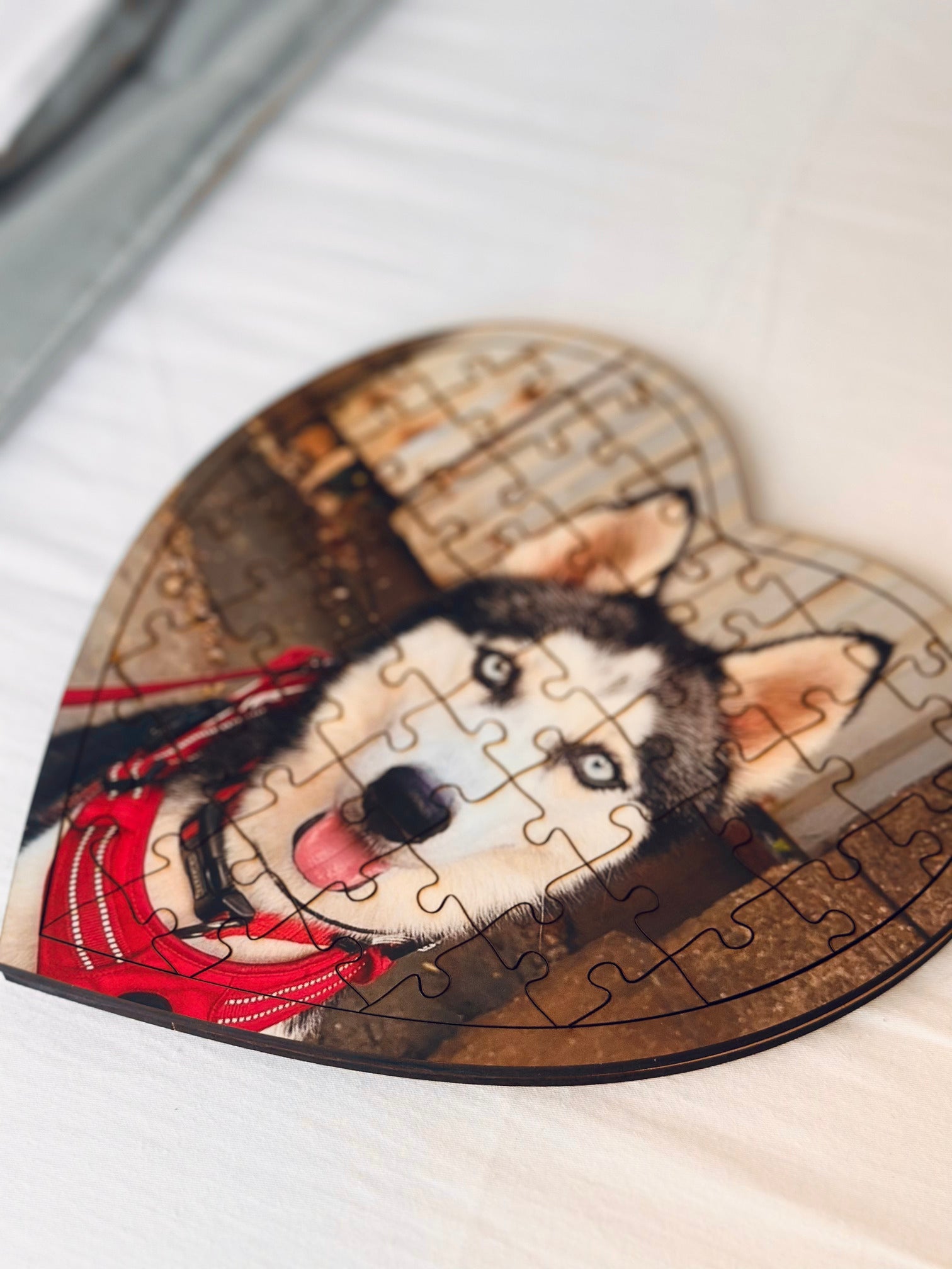 Personalized - Wooden Heart Puzzle - LemonadeLuxe Gifting