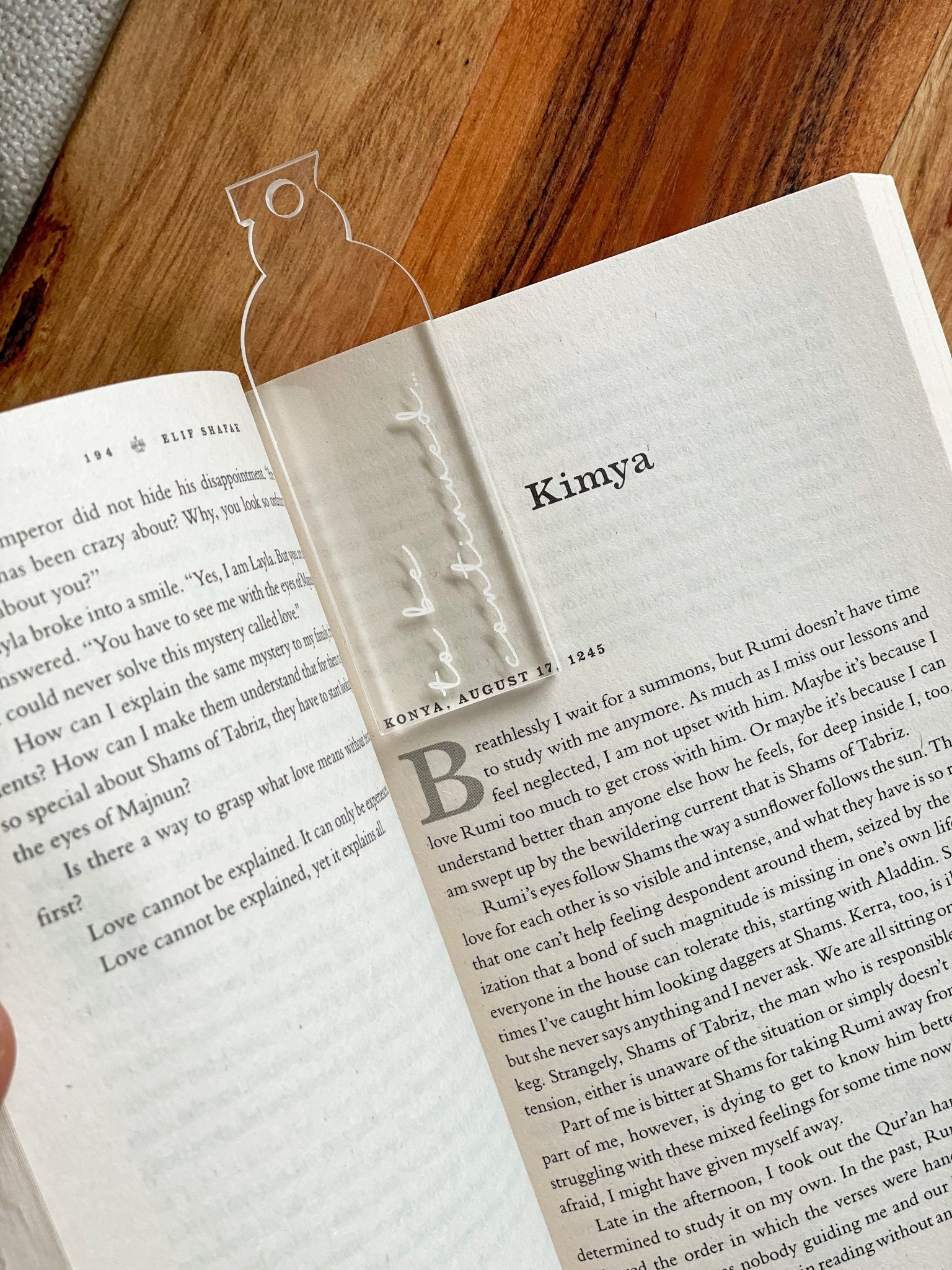 Pre Design - Acrylic Bookmark - To Be Continued - LemonadeLuxe Gifting