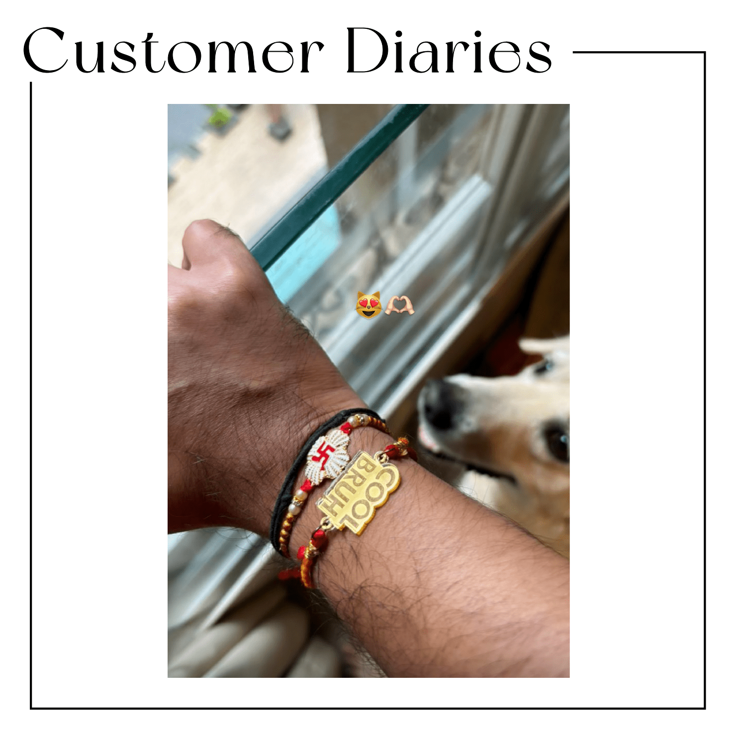 Pre Design - Acrylic Rakhi - Sold Individually - LemonadeLuxe Gifting