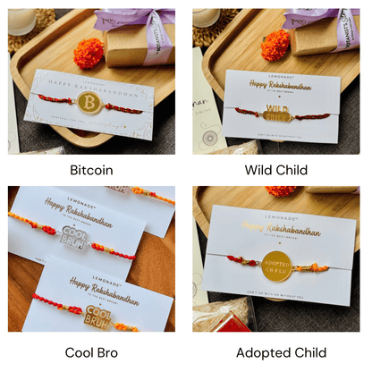 Pre Design - Acrylic Rakhi - Sold Individually - LemonadeLuxe Gifting
