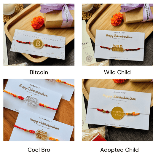 Pre Design - Acrylic Rakhi - Sold Individually - LemonadeLuxe Gifting