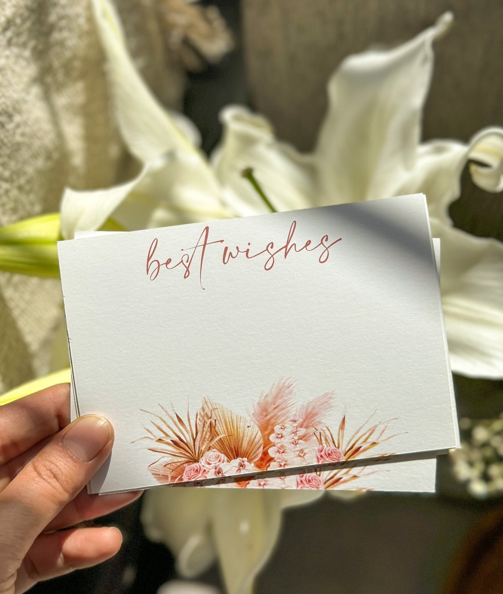 Pre Design - Best Wishes - Flore - LemonadeStationery