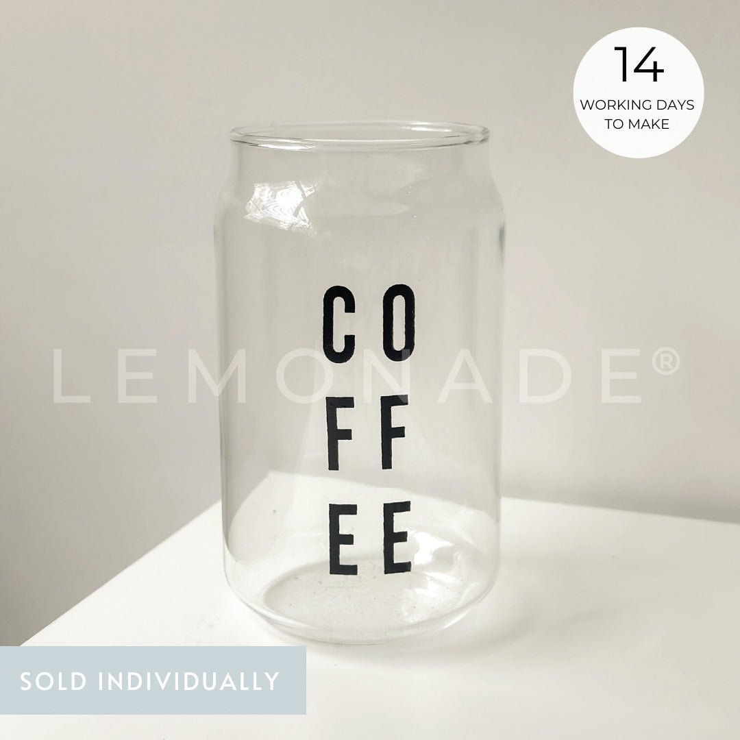 Pre Design - Can Glass With Straw - Grande - Coffee - LemonadeHome