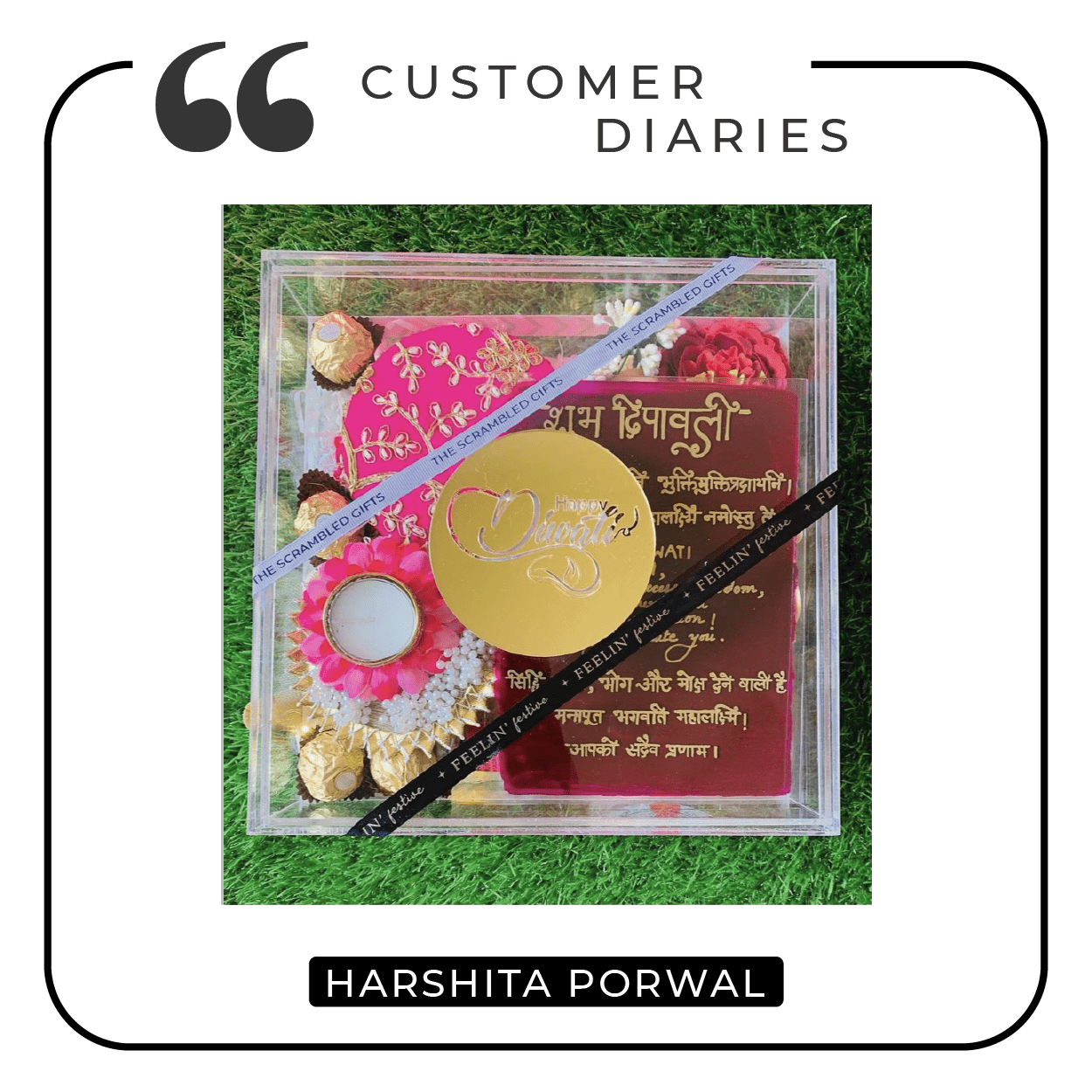 Pre-designed festive ribbon with printed designs for gift wrapping, party decor, and seasonal celebrations – Lemonade Stationery.