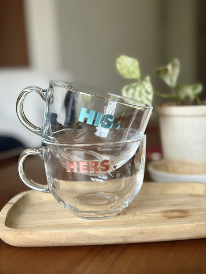 Pre Design Gift Hamper Set – Clear Couple Mug - Lemonade