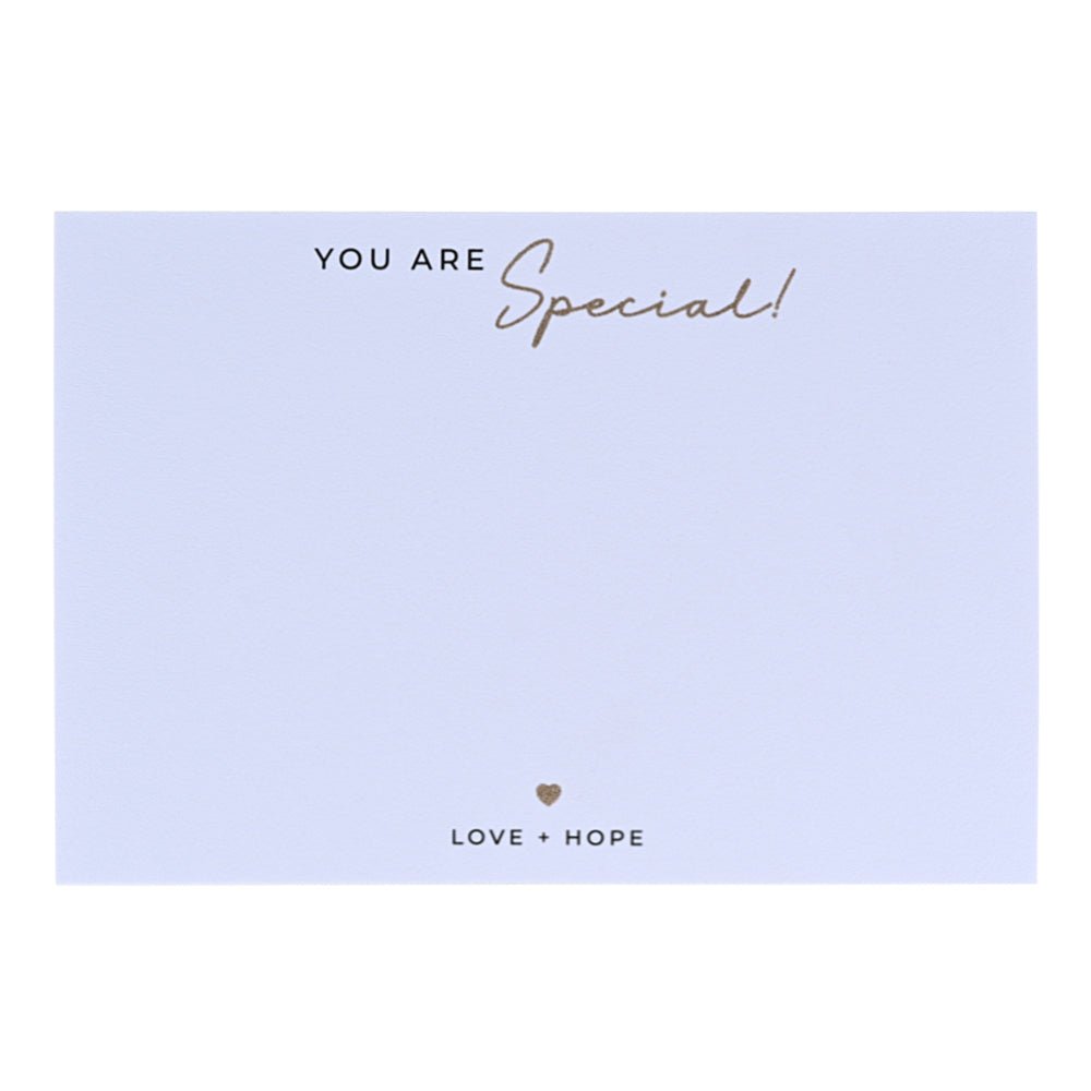 Pre Design - Gold Printed Festive Notecards - You Are Special - LemonadeStationery