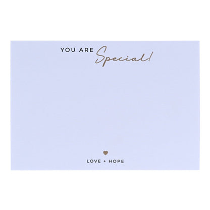 Pre Design - Gold Printed Festive Notecards - You Are Special - LemonadeStationery