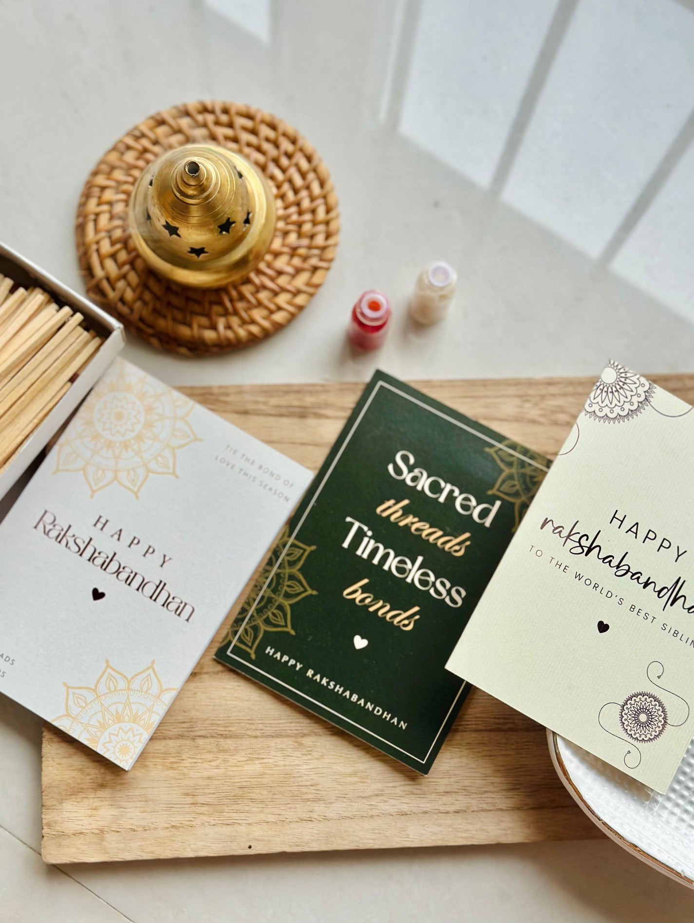 Pre Design - Greeting Card - Rakhi Edition - Set of 2 - LemonadeStationery