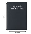 Pre Design - Hardbound Notebook - Black - Just in time for New Beginnings - LemonadeStationery