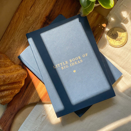 Pre Design - Hardbound Notebook - Blue - Little Book of Big Ideas - LemonadeStationery