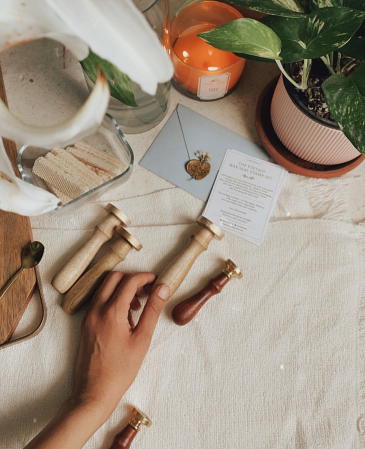 Pre Design - Heart Wax Seal Stamp - Plain - LemonadeCustom Stamps