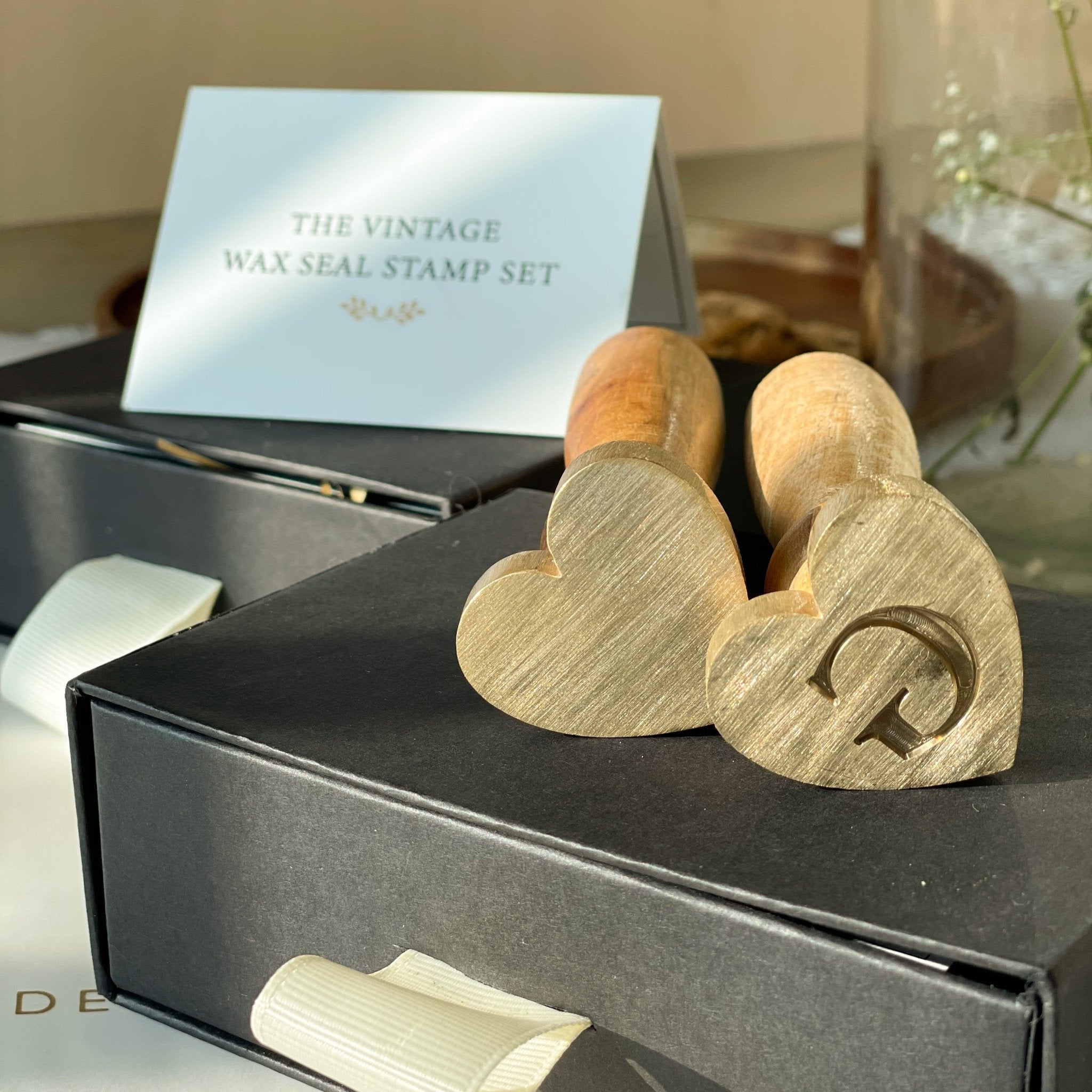 Pre Design - Heart Wax Seal Stamp - Plain - LemonadeCustom Stamps