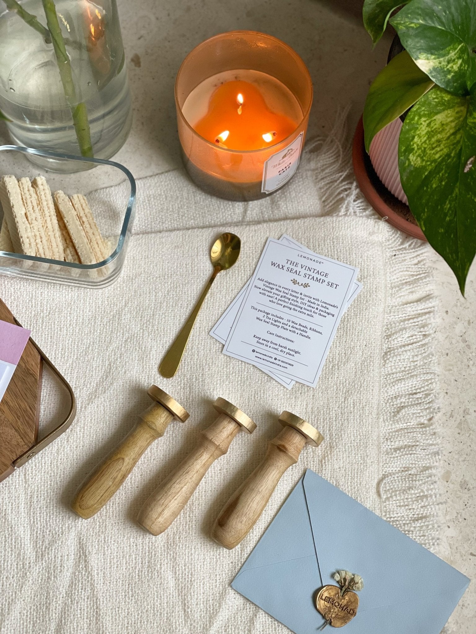 Pre Design - Heart Wax Seal Stamp - Plain - LemonadeCustom Stamps