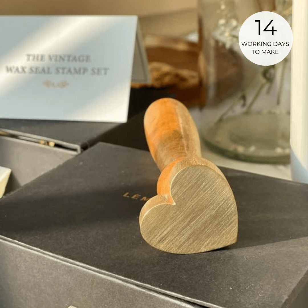 Pre Design - Heart Wax Seal Stamp - Plain - LemonadeCustom Stamps