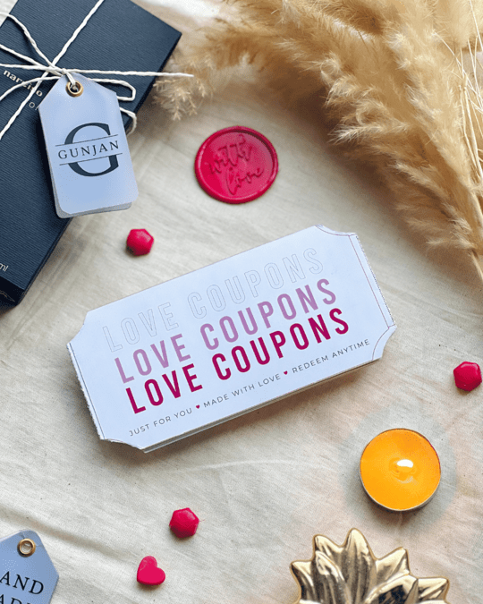 Pre Design - Love Coupon - For My Valentine - LemonadeStationery