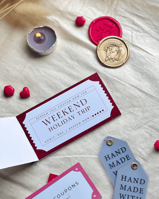 Pre Design - Love Coupon New - Just for You - LemonadeStationery