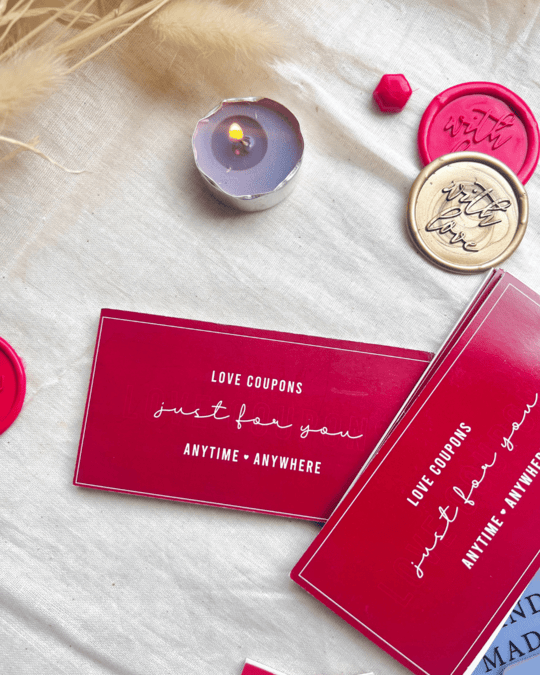 Pre Design - Love Coupon New - Just for You - LemonadeStationery