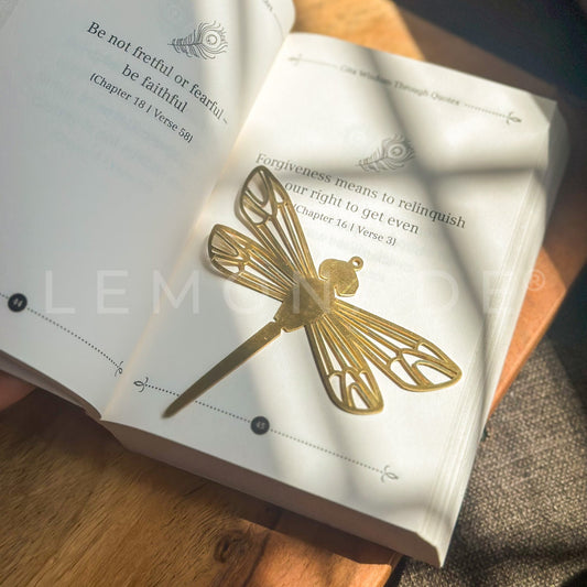 Pre Design - Metal Bookmark - Dragonfly Dreams Bookmark - LemonadeStationery
