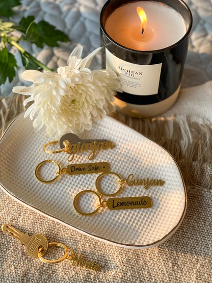 Pre Design - Metal Keychain - Home - LemonadeHome
