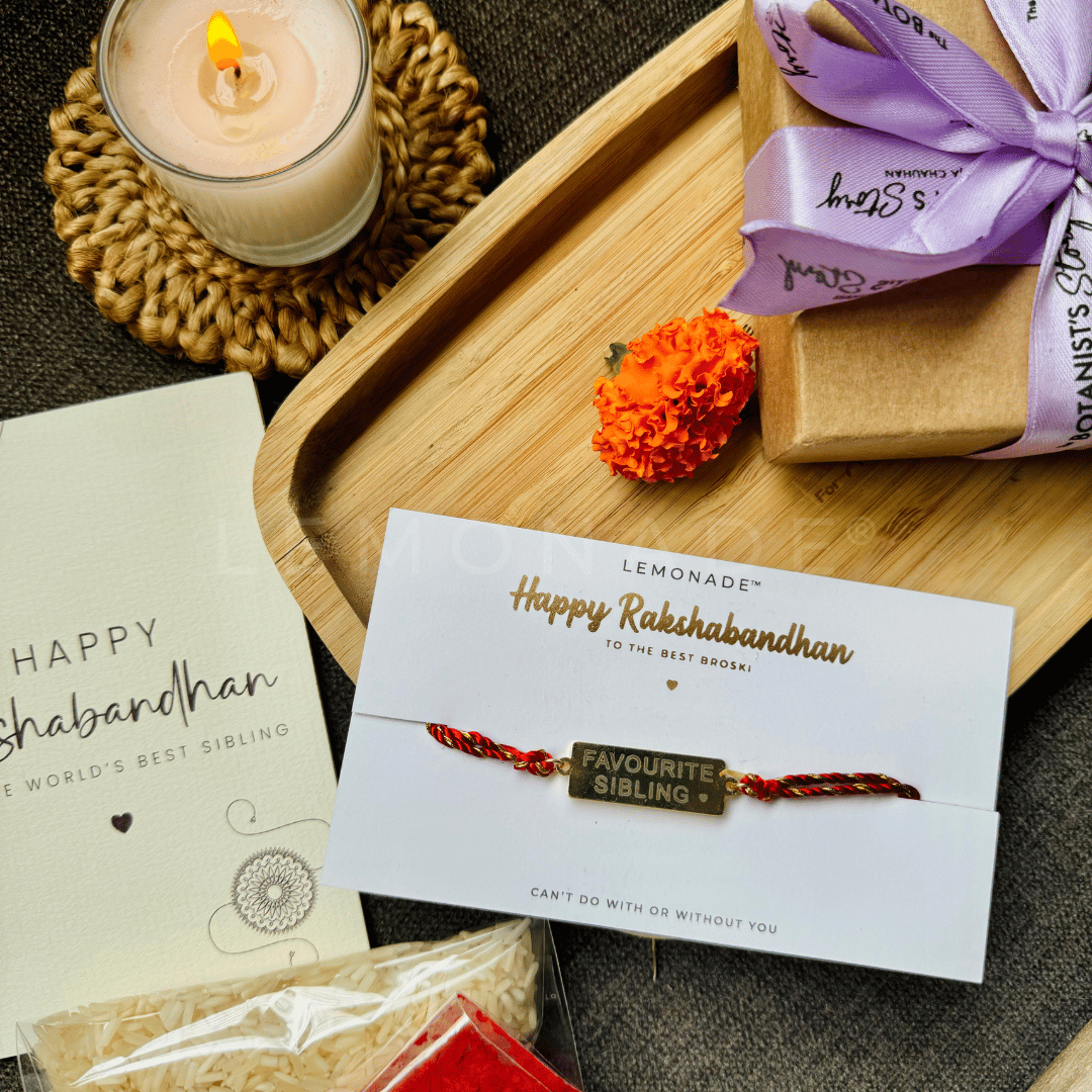 Pre Design - Metal Rakhi - Sold Individually - LemonadeLuxe Gifting